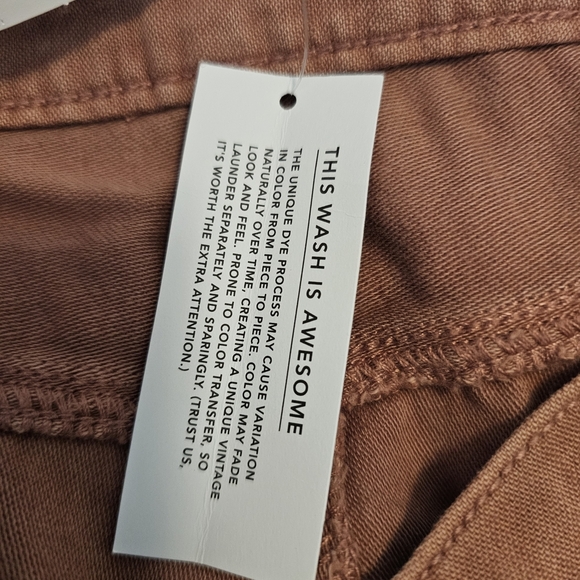 American Eagle NWT Shorts 14 Pink Stylish Distressed - Picture 10 of 11